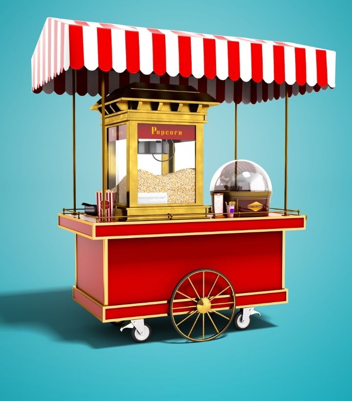 Popcorn machine hire Popcorn and Candy Floss Hire